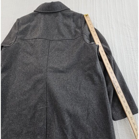 Old Navy Wool Blend Pea Coat Women's XL Double Breasted Gray Grey NWOT Vented - Picture 10 of 15